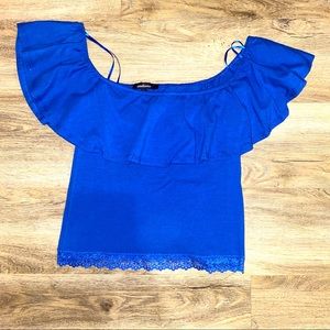 Off the shoulder crop top